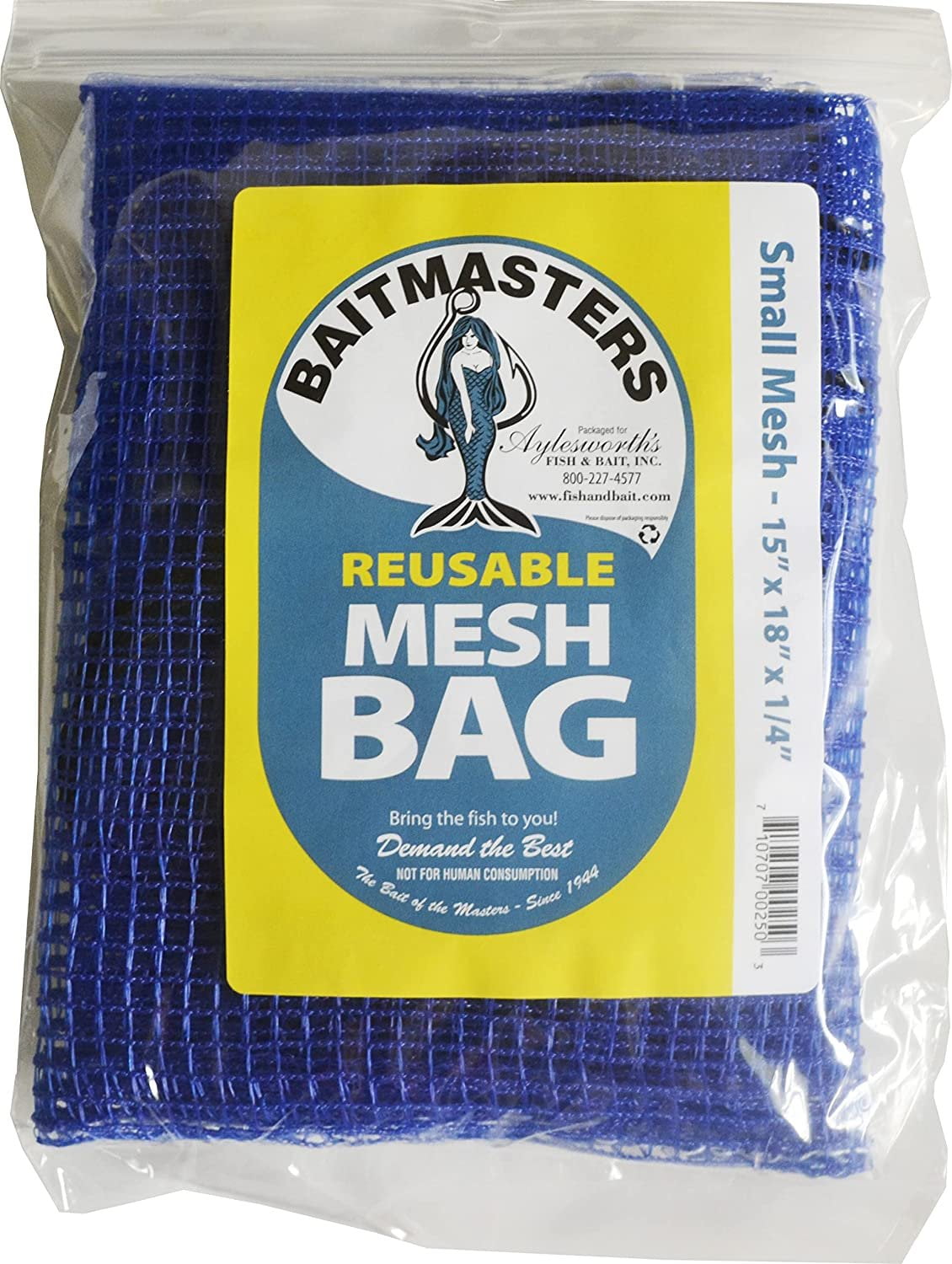 Baitmasters Reusable Fish Chum Mesh Bag Dispenser Small Hole