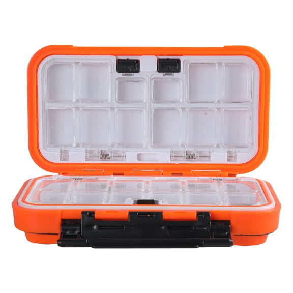Outdoor Fishing Tool Box Portable Fishing Tackle Box Fishing Tool Baits Lures Box Double Sided Baits Lures Organizers