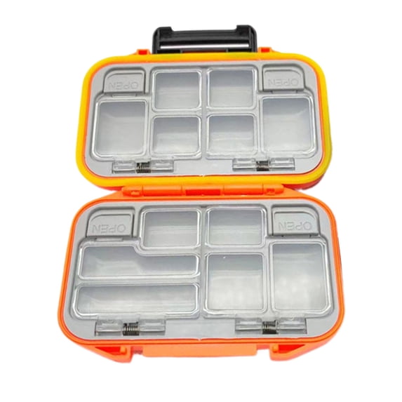 Organiseur Hameçons Plombs Leurres Haofy Tackle Box Organizer, Black 26 Individual Compartments Boîte Matériel Pêche Légère