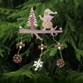 Baiulaoshu Home Decor Room Decor Christmas Tree Ornament Angel Girl Wooden Pendant Old Man