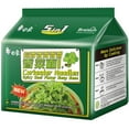 thumbnail image 1 of Baixiang Instant Noodle Coriander S Beef Flavor 5-Pack, 1 of 3