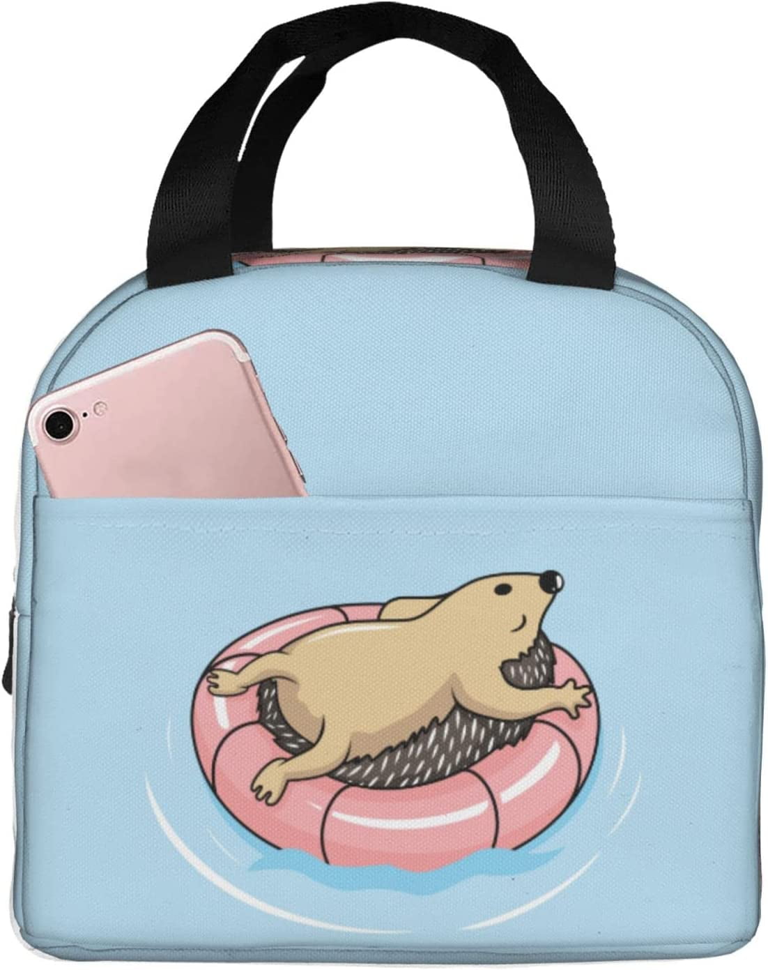 Baiyi Lunch Bag Hedgehog Play Dandelion Flower Flying Insulated Lunch