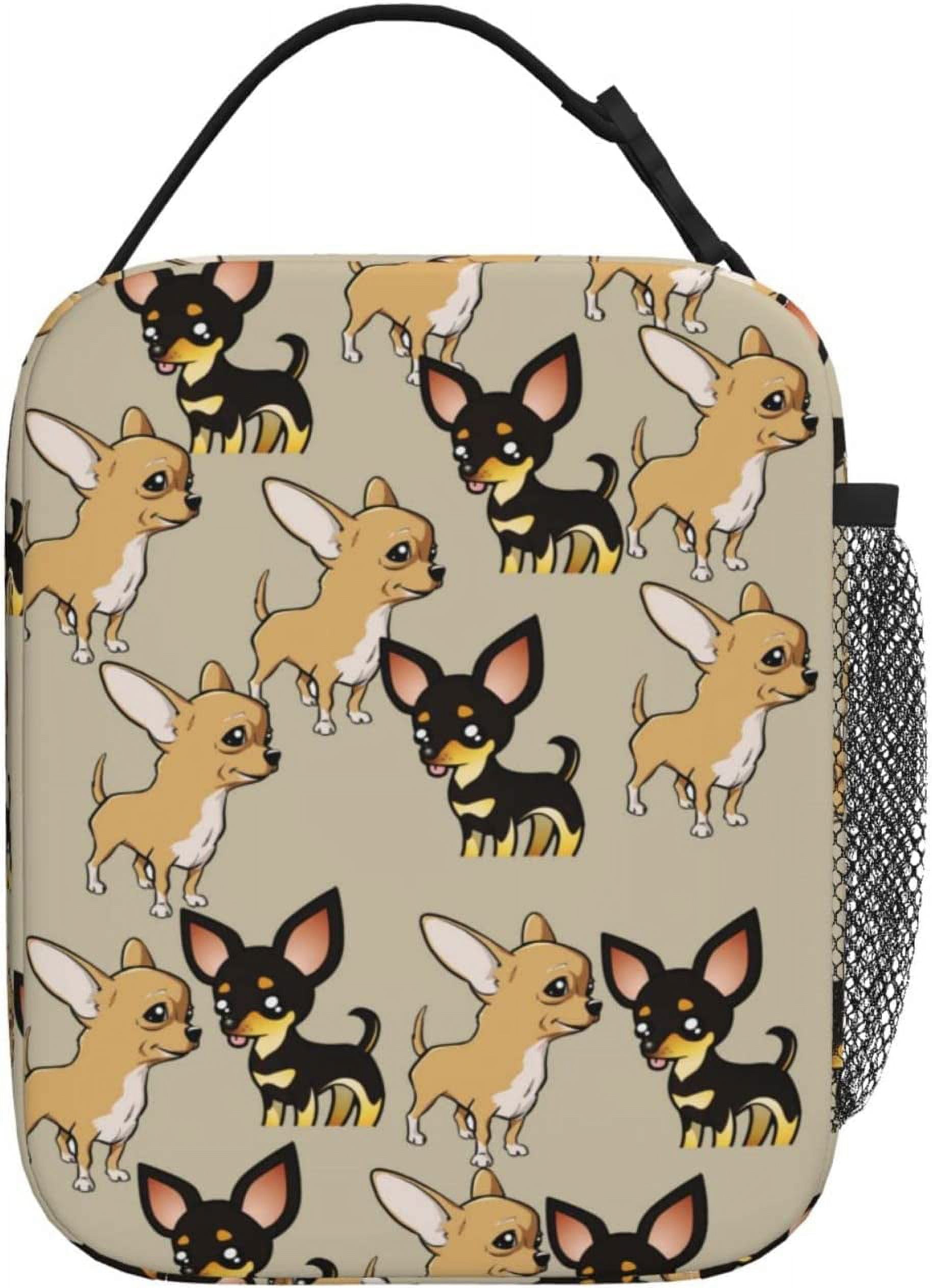 Baiyi Lunch Box Reusable Insulation Lunch Bag Chihuahua Ice Packs ...