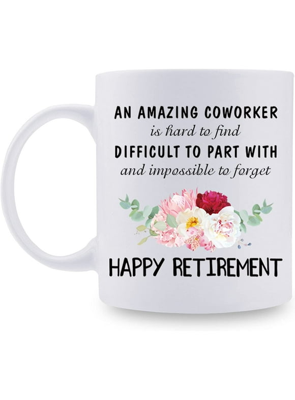 Baiyi Retirement Gifts for Teacher Coworker Boss Nurse Mom Friends Grandma Women Never Underestimate The Difference You Made The Lives You Touched Happy Retirement Coffee Mug