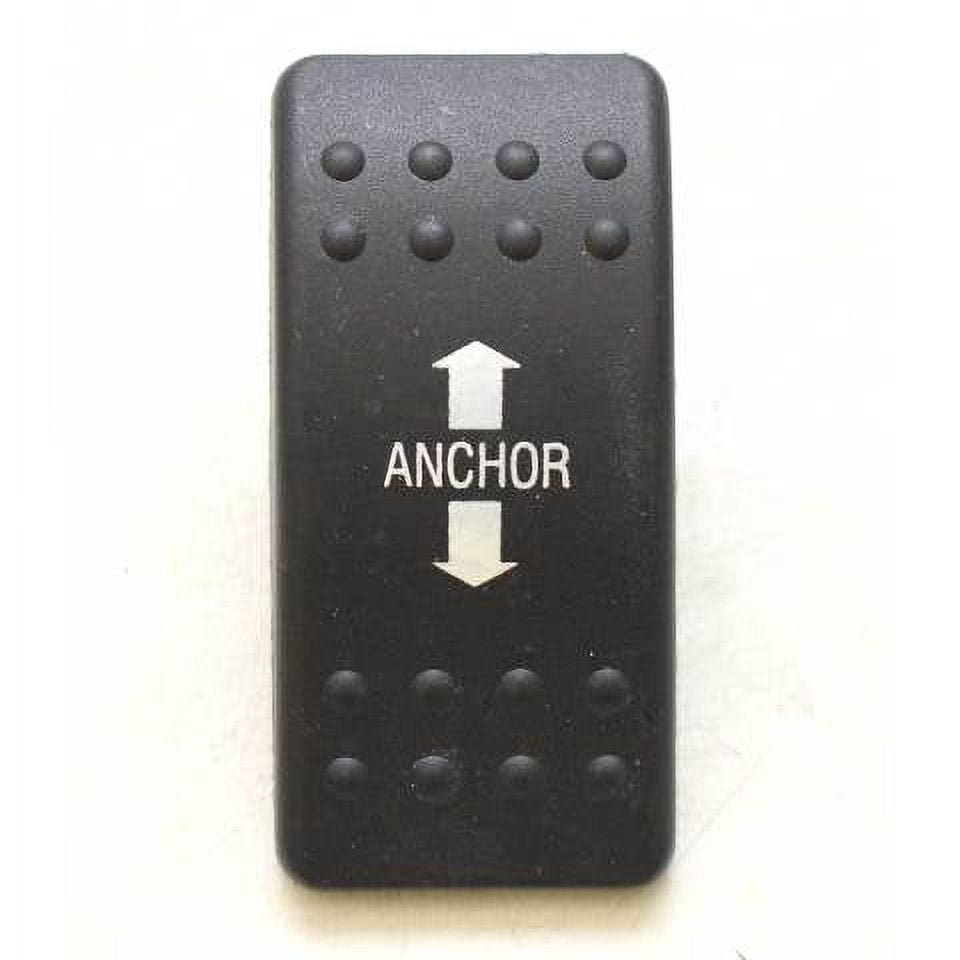 Baja Boat Rocker Switch Plate Cover | Anchor Up Down Black - Walmart.com