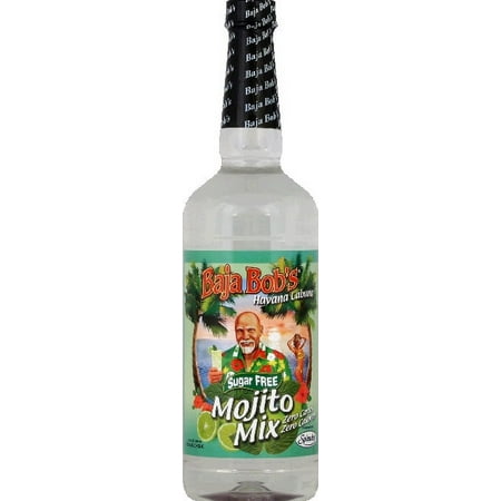 Baja Bob's Sugar-Free Cocktail Mixer, Mint Mojito, 32 Fluid Ounce