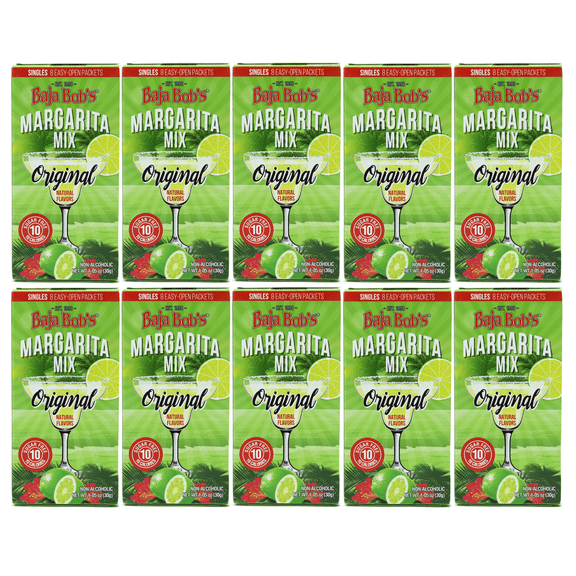 Baja Bob's Sugar-Free Original Margarita Singles Type: 10-Pack (80 Packets)