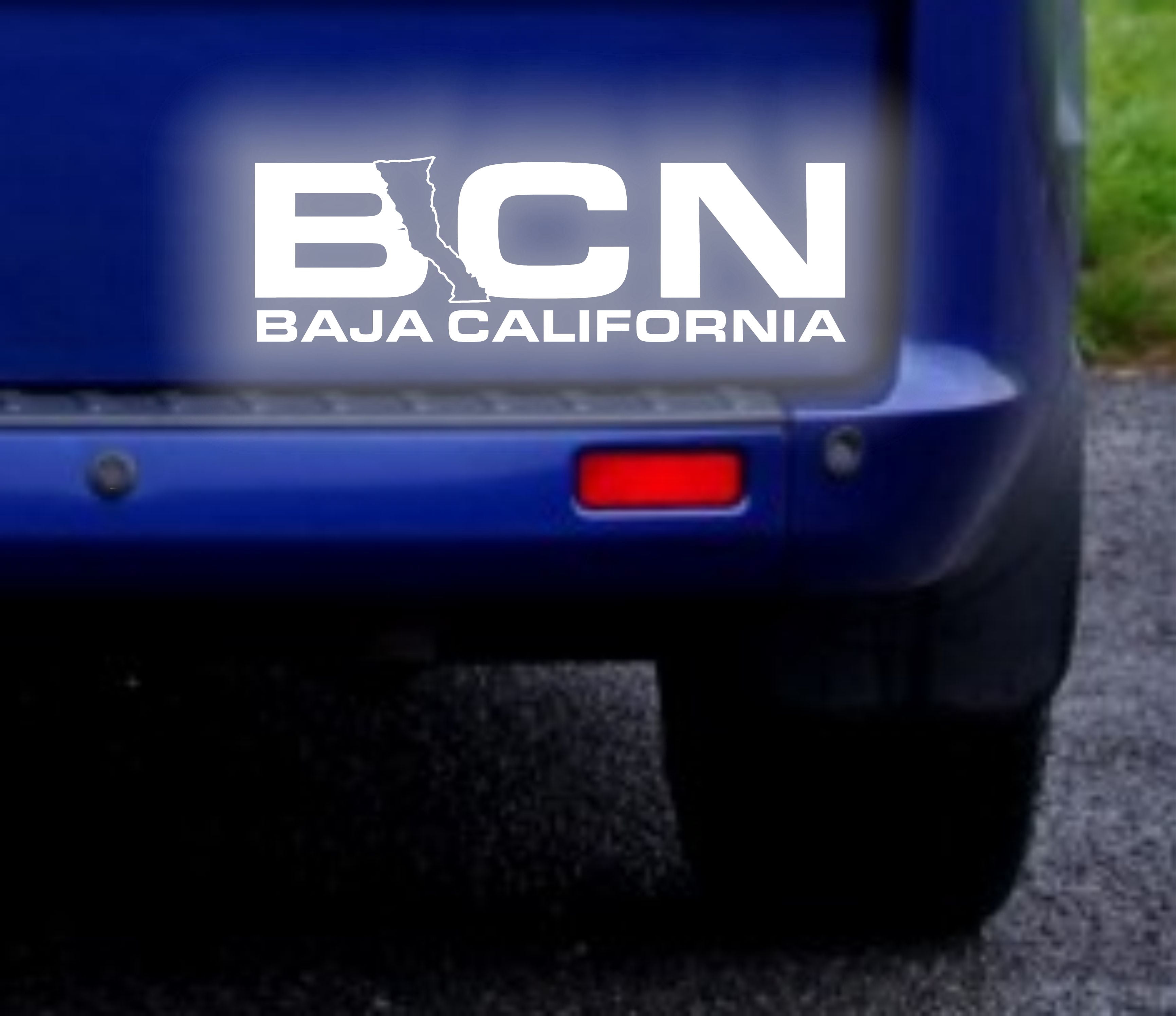 Baja California BCN Mexico Reflective Sticker Decal - Walmart.com