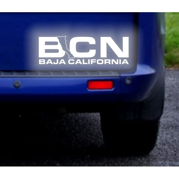 Baja California BCN Mexico Reflective Sticker Decal