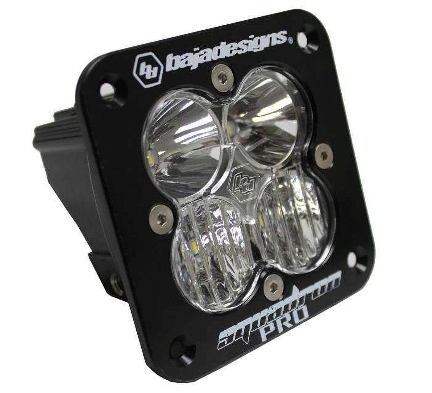 Baja Design 42w, LED Motorcycle Lighting Kit Fits Squadron Pro Flush Mount LED Driving Combo 491003
