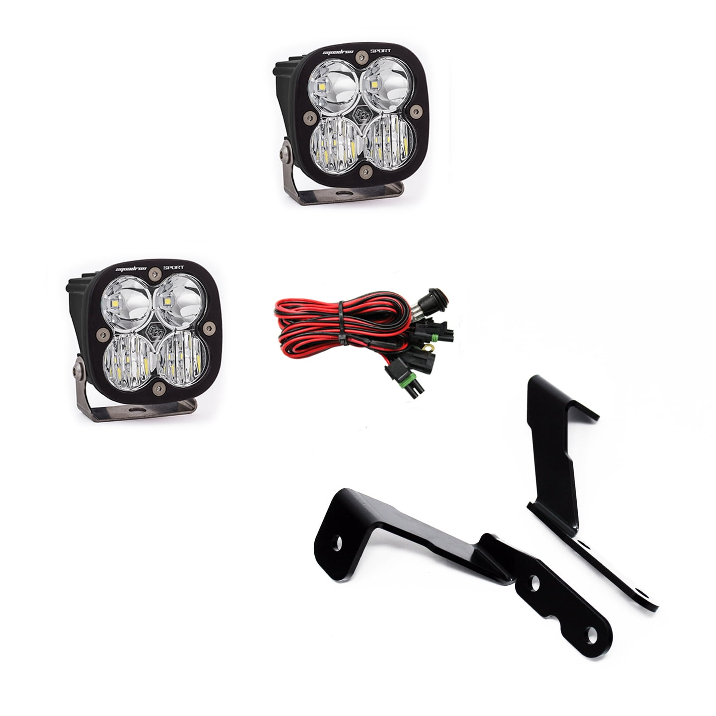 Baja Design 447575 A-Pillar Kit Squadron Lights 07-13 Silverado/Sierra Fits select: 2007-2013 CHEVROLET SILVERADO, 2007-2013 CHEVROLET TAHOE