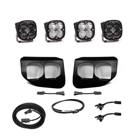Baja Design 447738UP Fog Lights Dual FPK SAE/Sport DC For 20-22 Super Duty Fits select: 2020-2022 FORD F250, 2020-2022 FORD F350