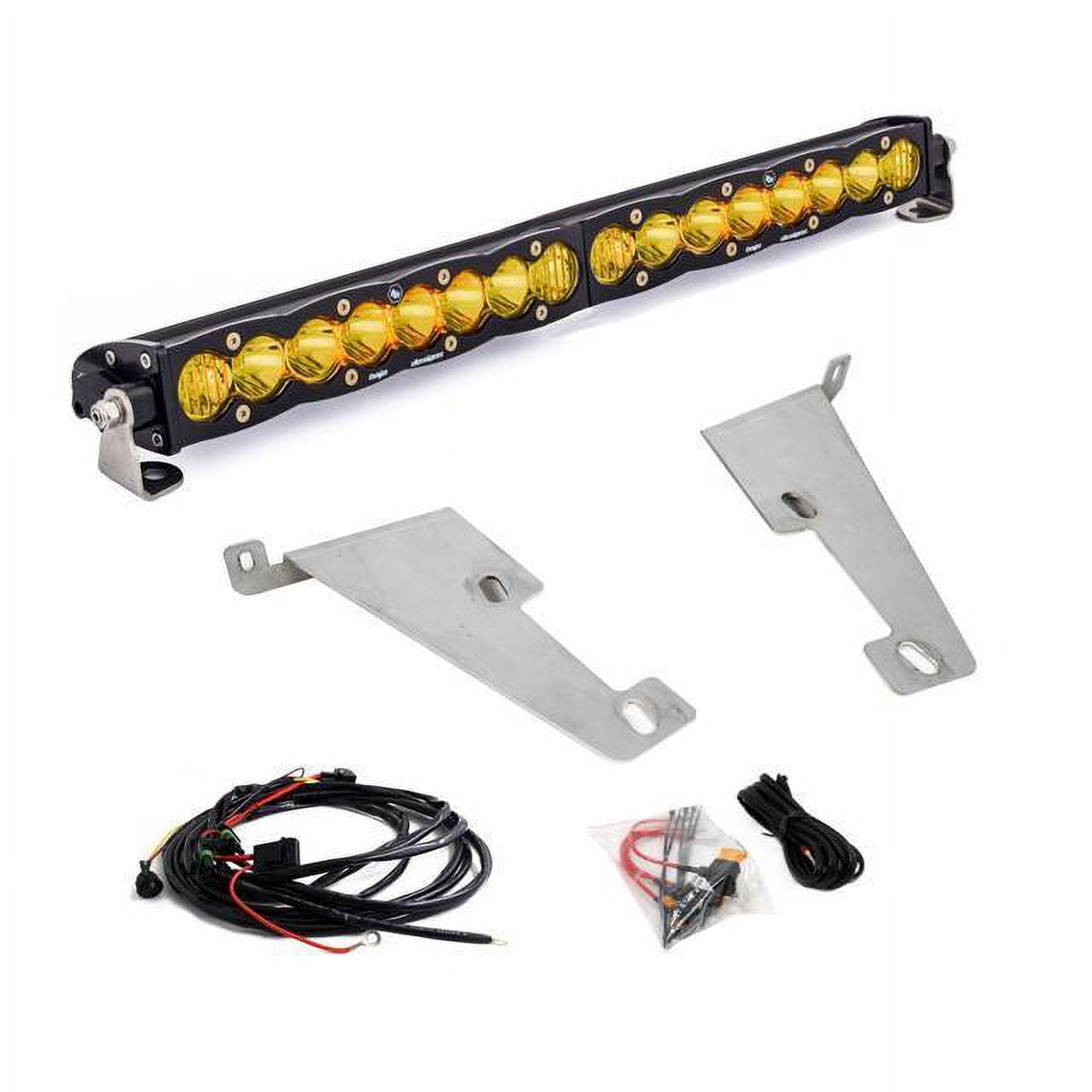 Baja Design 448077 20” S8 Behind Bumper Kit Amber For 2022 Tundra ...