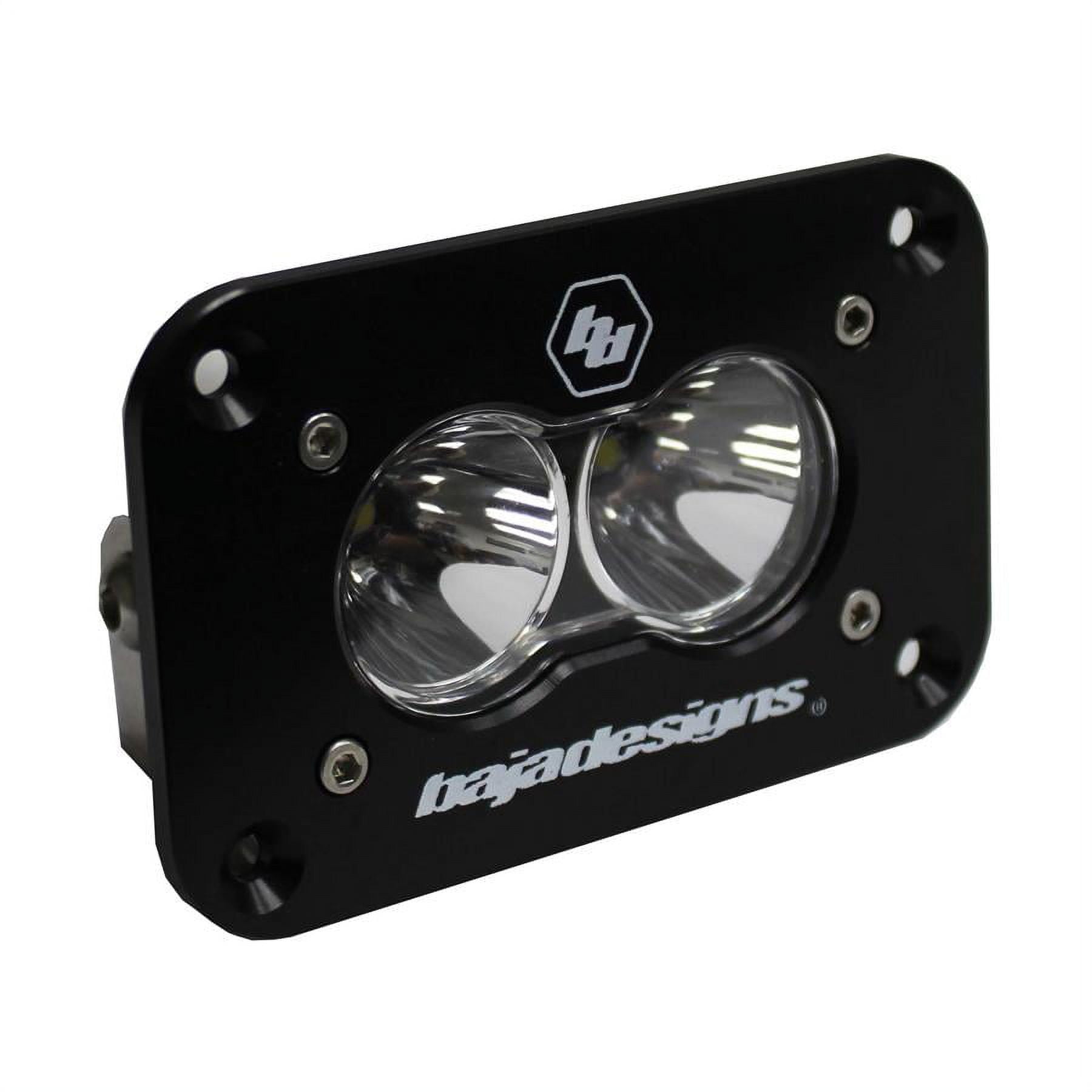 Baja Design 541001 LED, Moisture Block, Waterproof Flush Mount Lights with Clear Lens