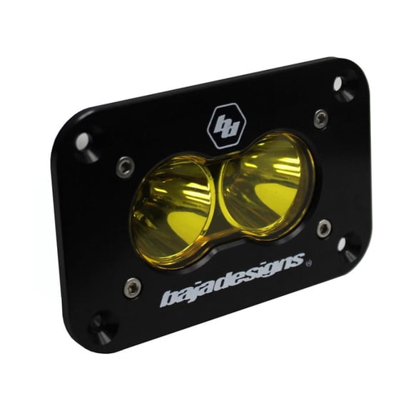 Baja Design 541016 6" LED Waterproof Flush Mount Lights with Amber Lens