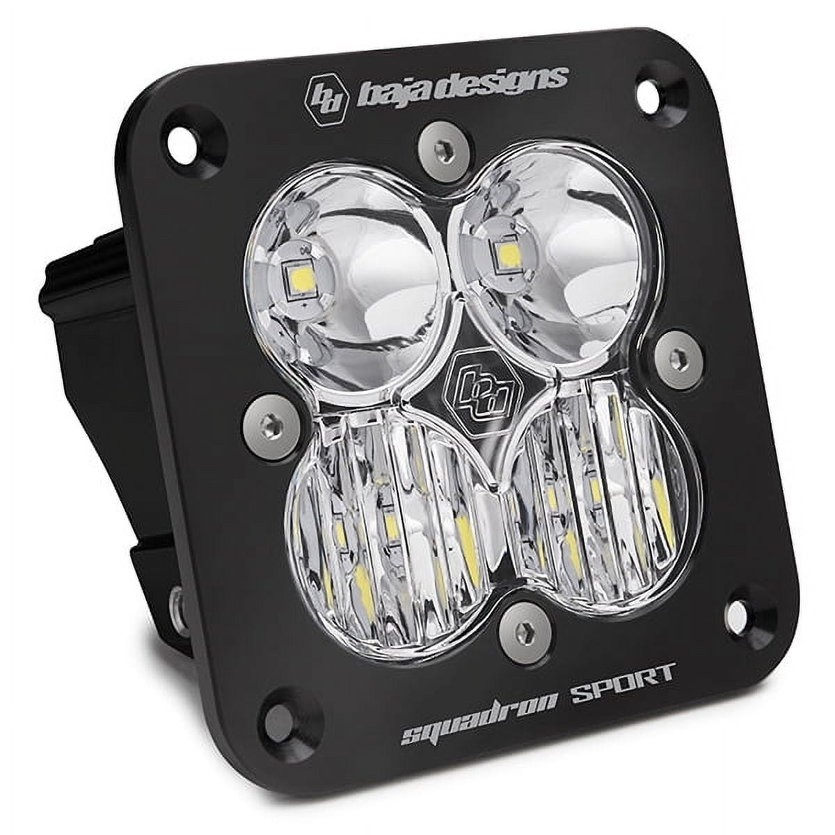 Lamp Pod Baja Design 551003 Flush Mount LED Light Pod Black Clear Lens Driving ...