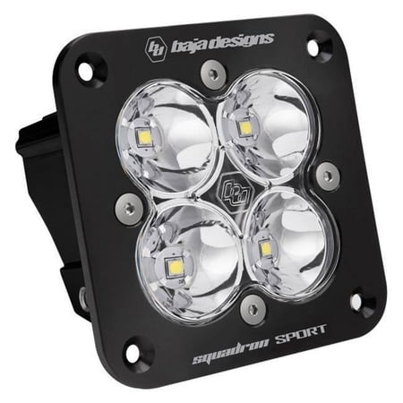 Baja Design 551006 Flush Mount LED Light Pod Black Clear Lens Work/Scene