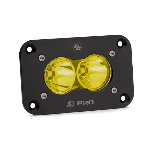 Baja Design S2 Pro 481016 6" LED Moisture Block Waterproof Flush Mount Lights with Clear Lens