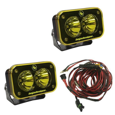 Baja Design S2 Pro Pair Spot LED Amber 487811