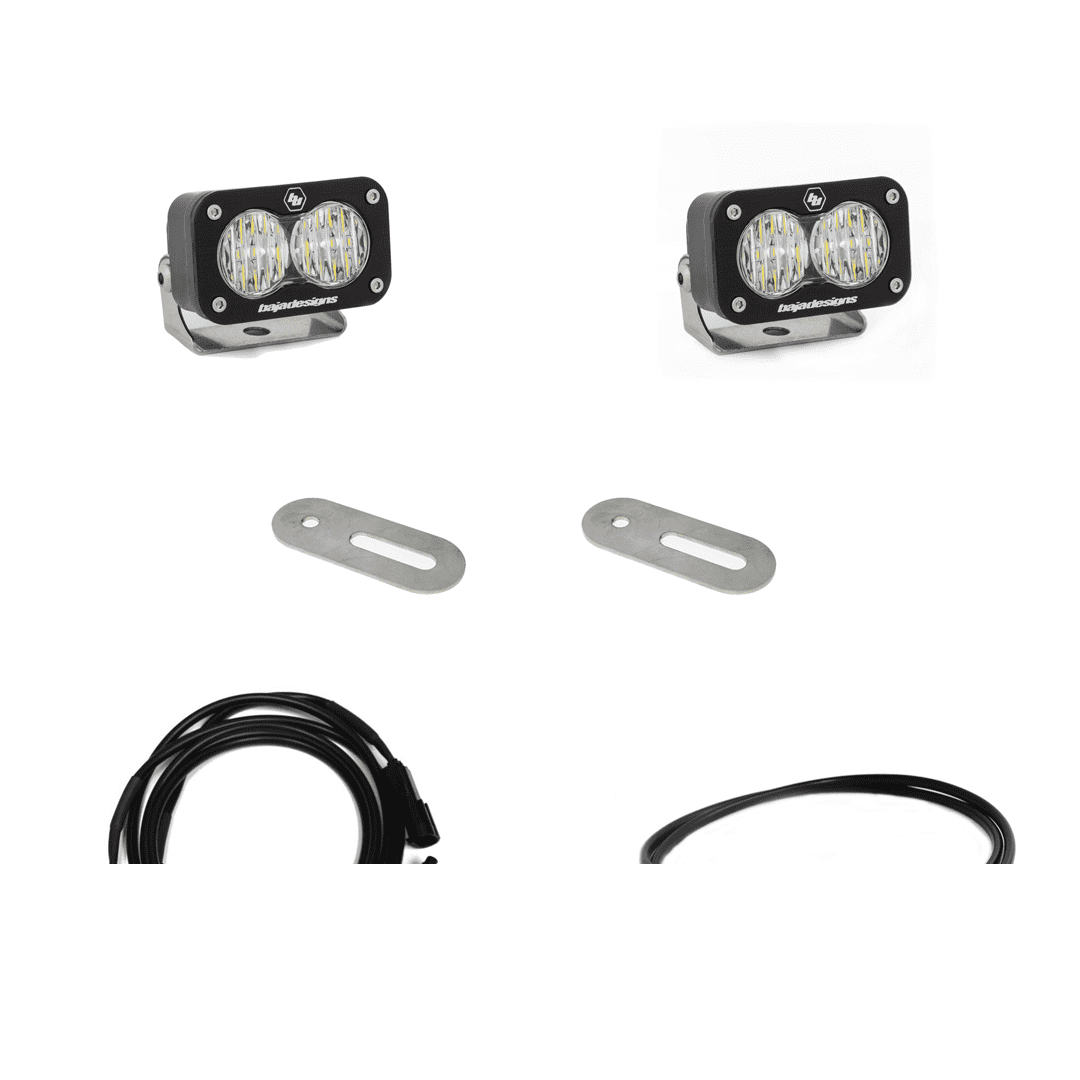 Baja Designs 2017-2022 Fits Ford Super Duty LED Light Reverse Kit with Upfitter 447733UP