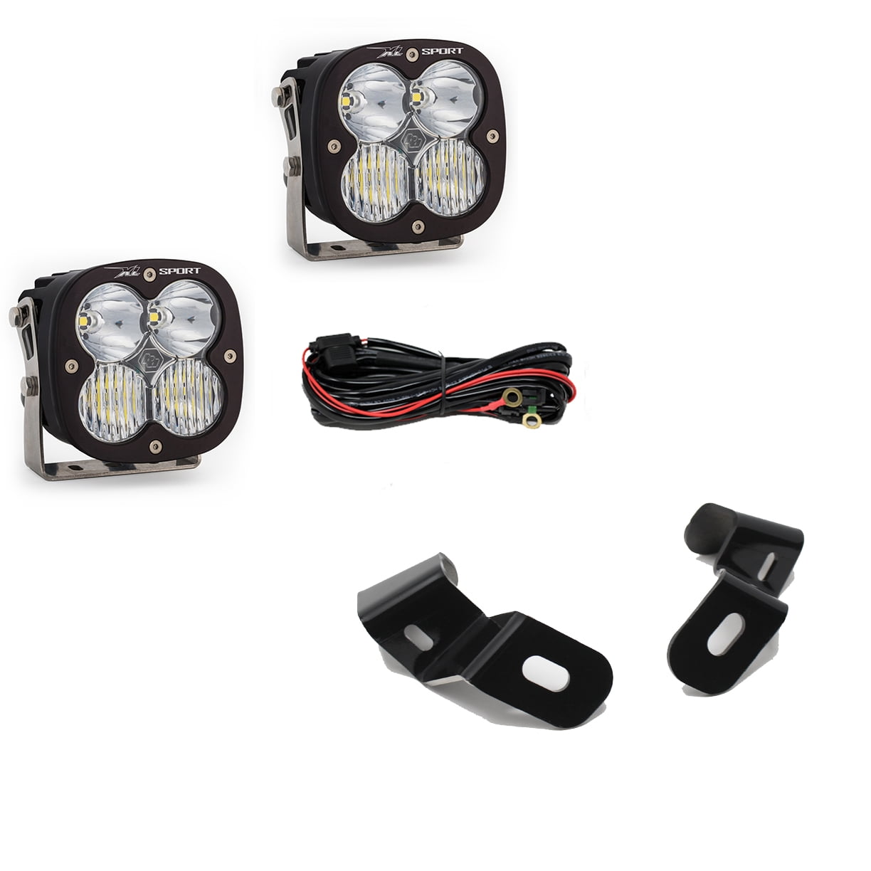Baja Designs 2019-2020 Fits Dodge Ram 2500 3500 A-Pillar XL Sport Driving Combo LED Light Pods Kits 448036