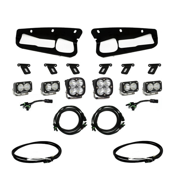 Baja Designs 2021-2022 Fits Ford Bronco Sportsmen Fog Pocket Kit with Upfitter 447760UP
