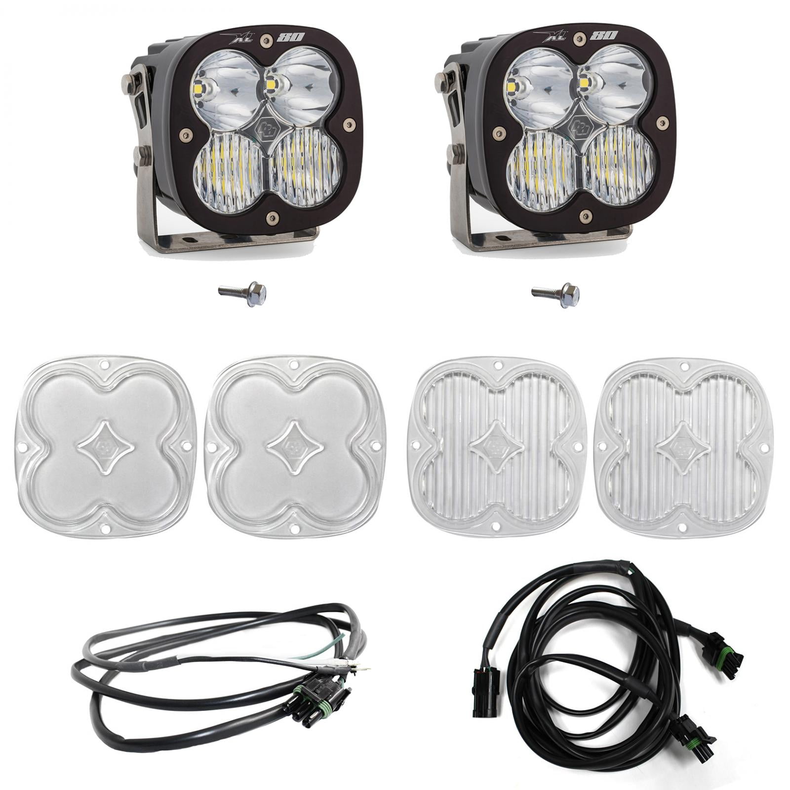 Baja Designs 2021-2022 Fits Ford Bronco XL80 D/C with Upfitter A Piller Light Kit 447751UP
