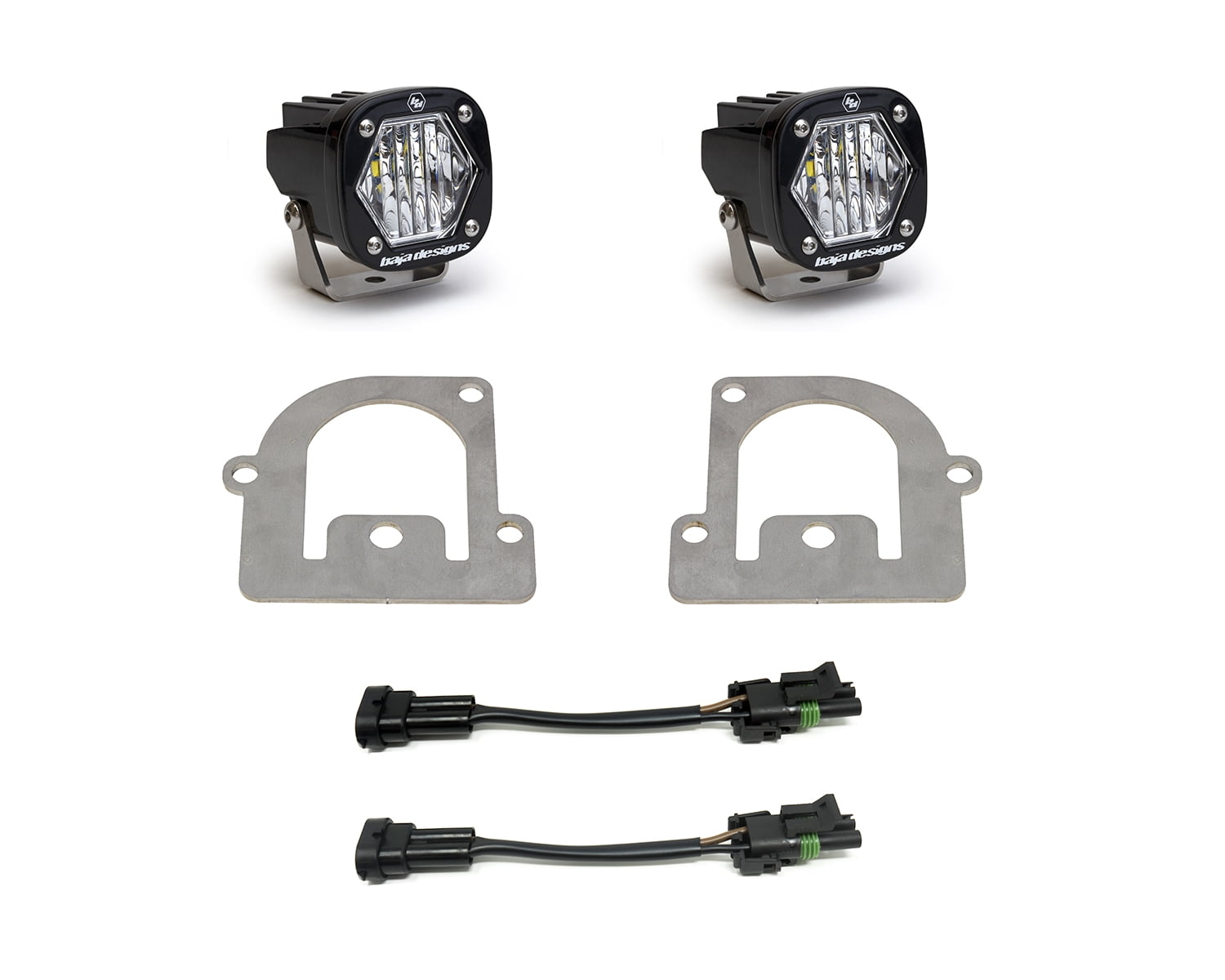Baja Designs 2021 Fits Ford Bronco Sport S1 Clear W/C Fog Light Kit 447682