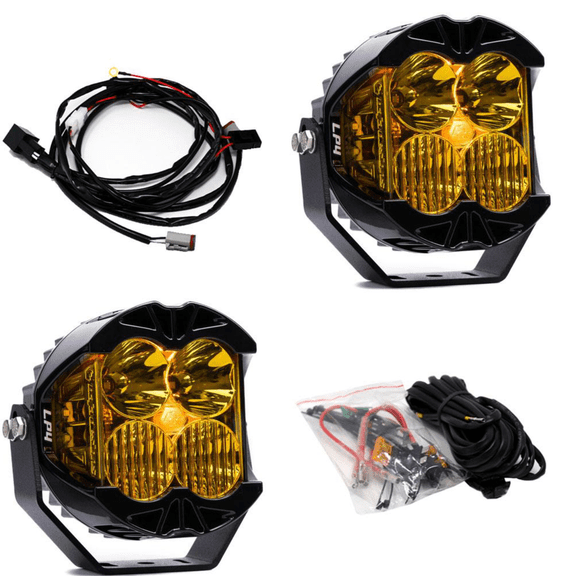 Baja Designs 297813 LP4 Pro Amber LED Lights Auxiliary Driving Lens, 2 Piece
