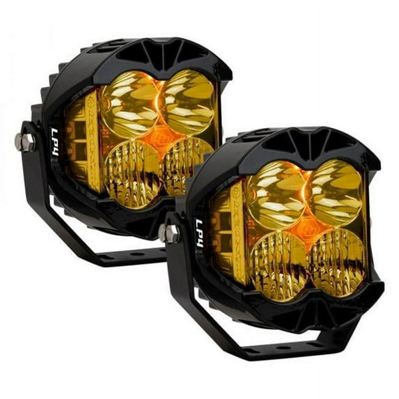 Baja Designs 297813 LP4 Pro Driving/Combo LED - Amber (Pair)