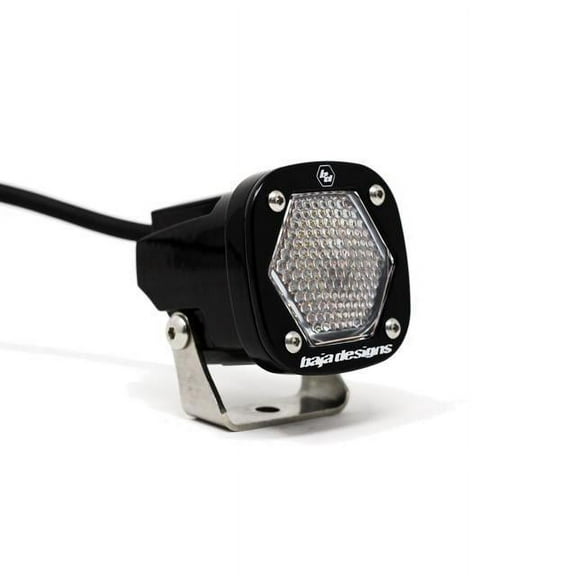 Baja Design 380006 S1 Work/Scene LED Light with Mounting Bracket Single