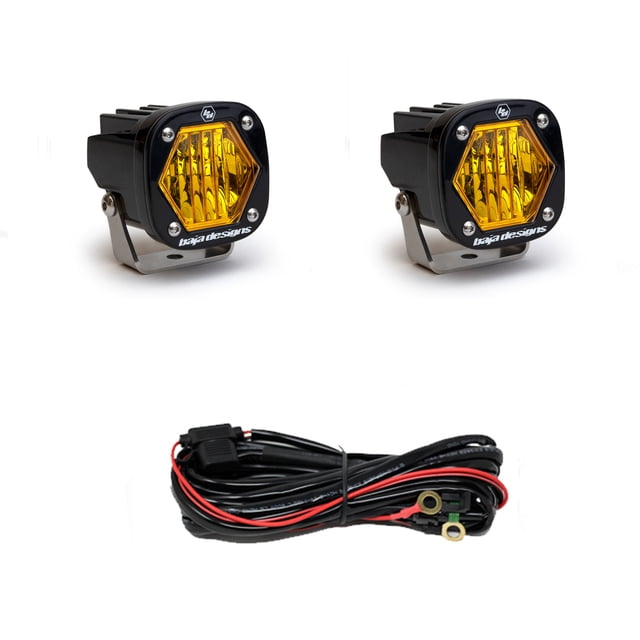 Baja Designs S1 Wide Cornering LED Light w/ Mounting Bracket Pair main image 1