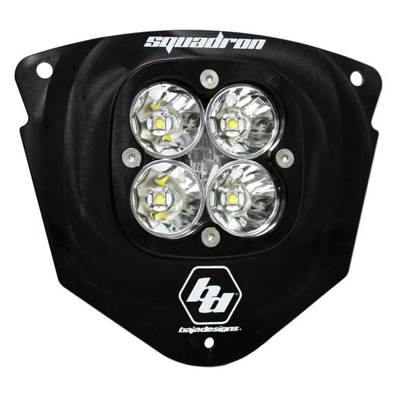 Baja Designs 49-7041 - Headlight Location Mounted Squadron Pro 3" 40W Square Driving/Combo Beam LED Light Kit