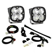 Baja Designs 49-7083 - Cage Mounted Squadron Pro 3" 2x40W Square Driving/Combo and Spot Beam LED Lights Kit with 7/8" Mounts
