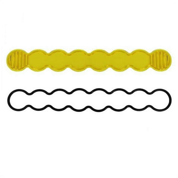 Baja Designs 708313 Rectangular Amber Plastic Driving & Combo Beam Lens, Automotive Light Lenses