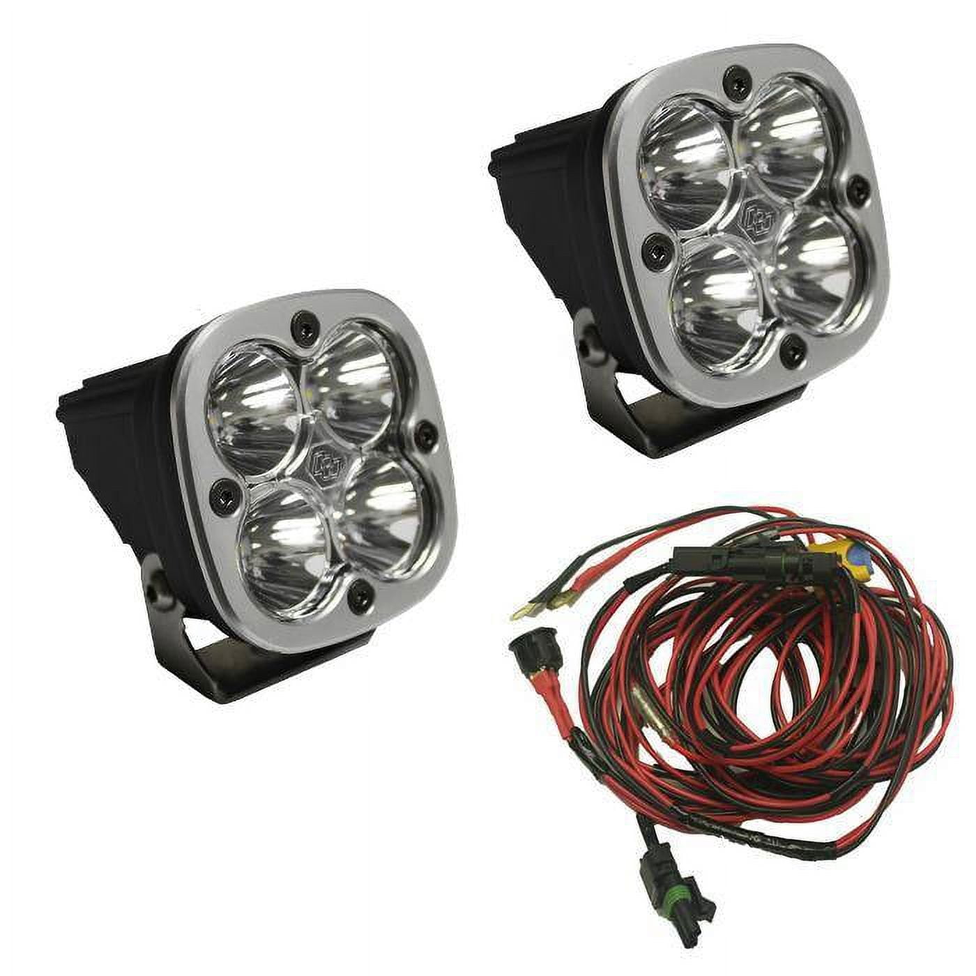 Baja Designs BD-557801 40W, LED Spotlight 4 in, for Off-Road Vehicles, 2 Pack