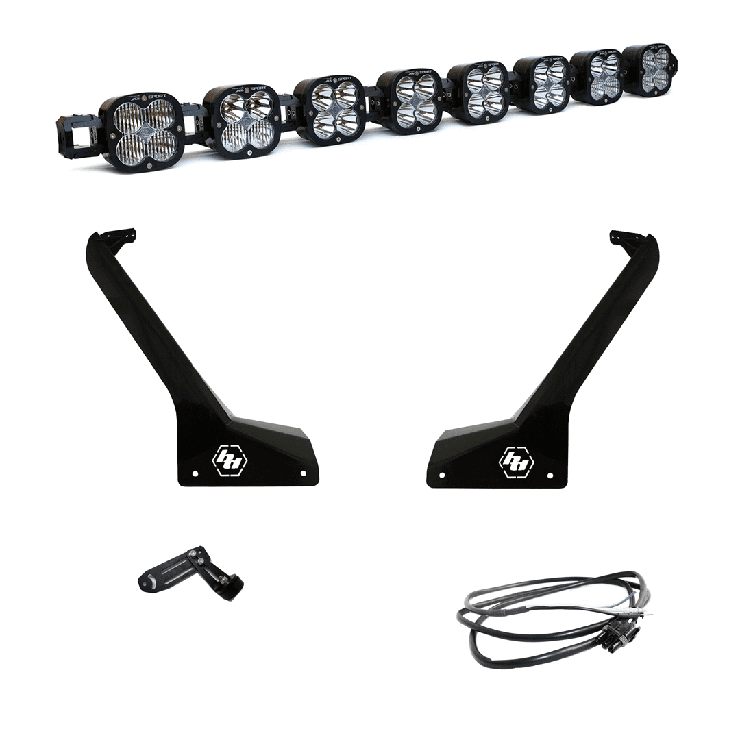 Baja Designs Fits Jeep Wrangler JL JT 8 XL Linkable Roof Bar LED Light Kit 447664UP