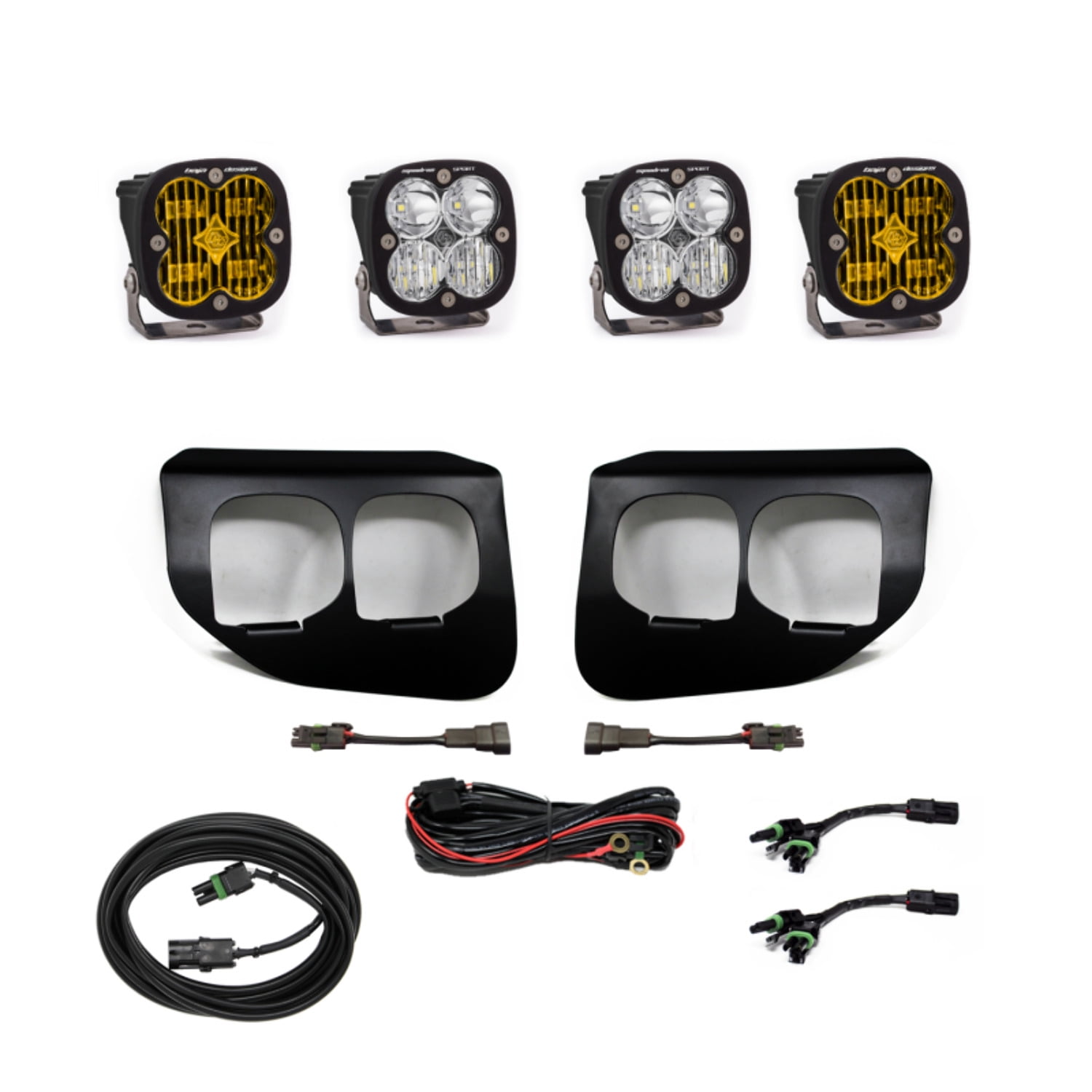 Baja Designs Ford Super Duty (20-On) Fog Lights Dual FPK Amber SAE/Sport DC Baja Designs - 447739 Fits select: 2020-2022 FORD F250, 2020-2022 FORD F350