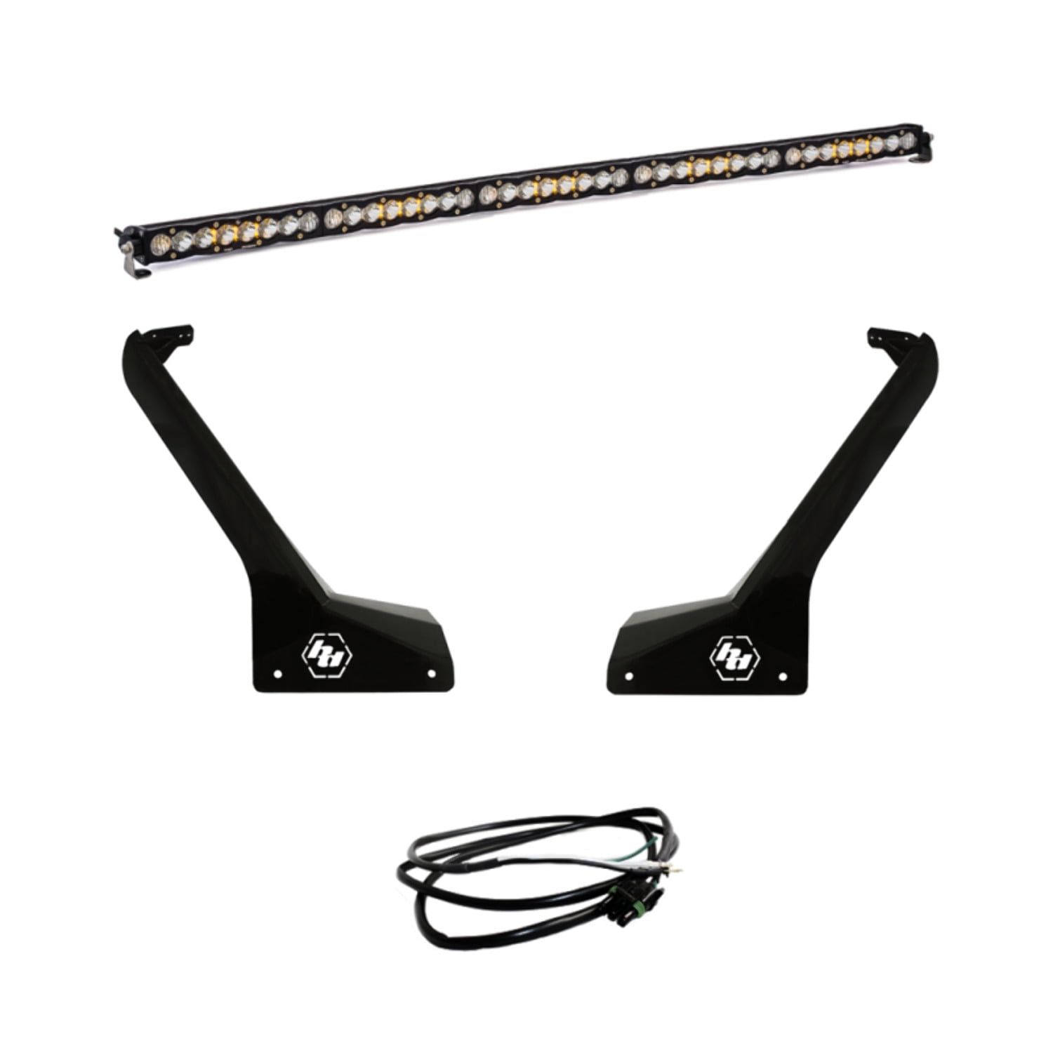 Baja Designs Jeep JL/JT Roof Bar LED Light Kit 50in S8 w/Upfitter - 447665UP Fits select: 2018-2019,2021 JEEP WRANGLER UNLIMITED