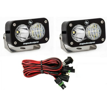 Baja Designs S2 Pro 21W, 2,150 Lumens LED Spotlight Universal, 2 Pack