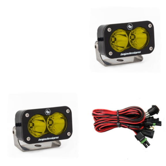 Baja Designs S2 Pro 3 Inch Amber Lens Fog Light with 2450 Lumens