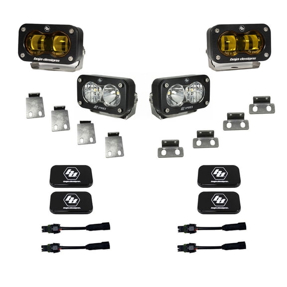 Baja Designs S2 SAE/S2 Pro 5000K Fog Light fits Ford F 150