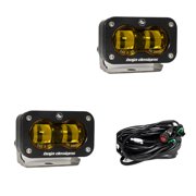 Baja Designs Universal S2 SAE Spot LED Pair - Amber