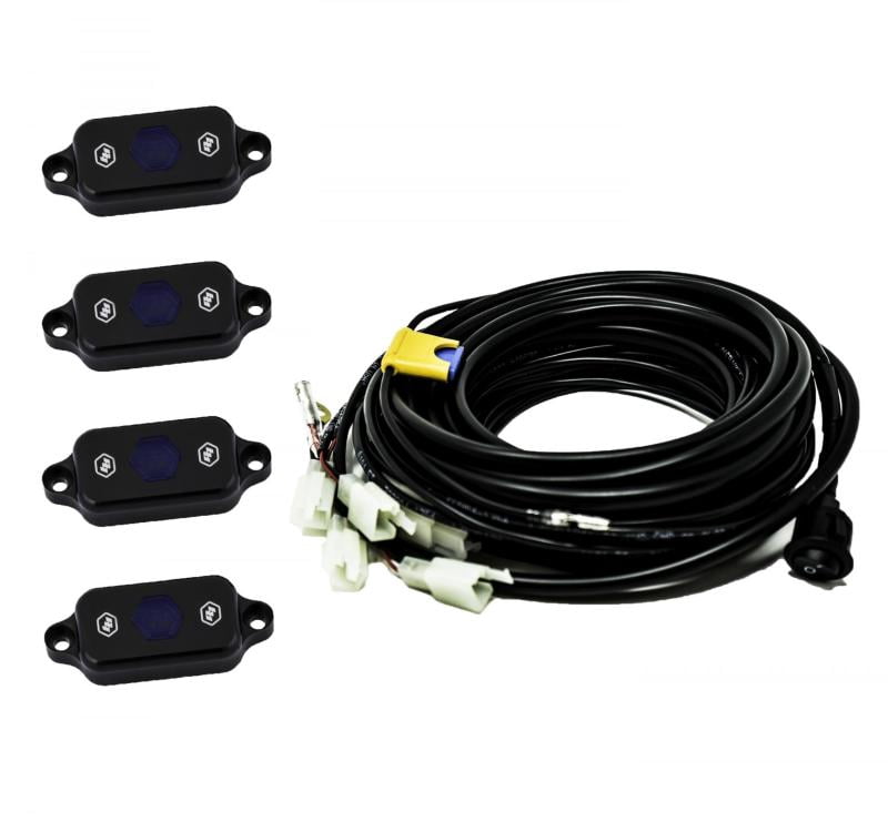 Baja Designs Universal Blue Rock Light Kit - 447058 Fits select: 2006-2021 FORD F150, 2007-2021 CHEVROLET SILVERADO