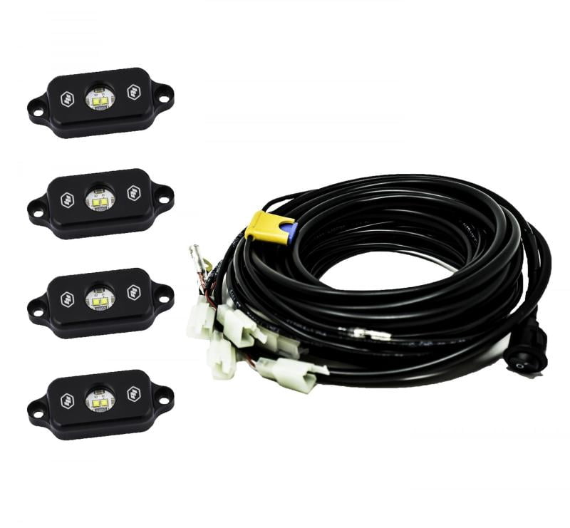 Baja Designs Universal Red Rock Light Kit - 447055 Fits select: 2006-2021 FORD F150, 2007-2021 CHEVROLET SILVERADO