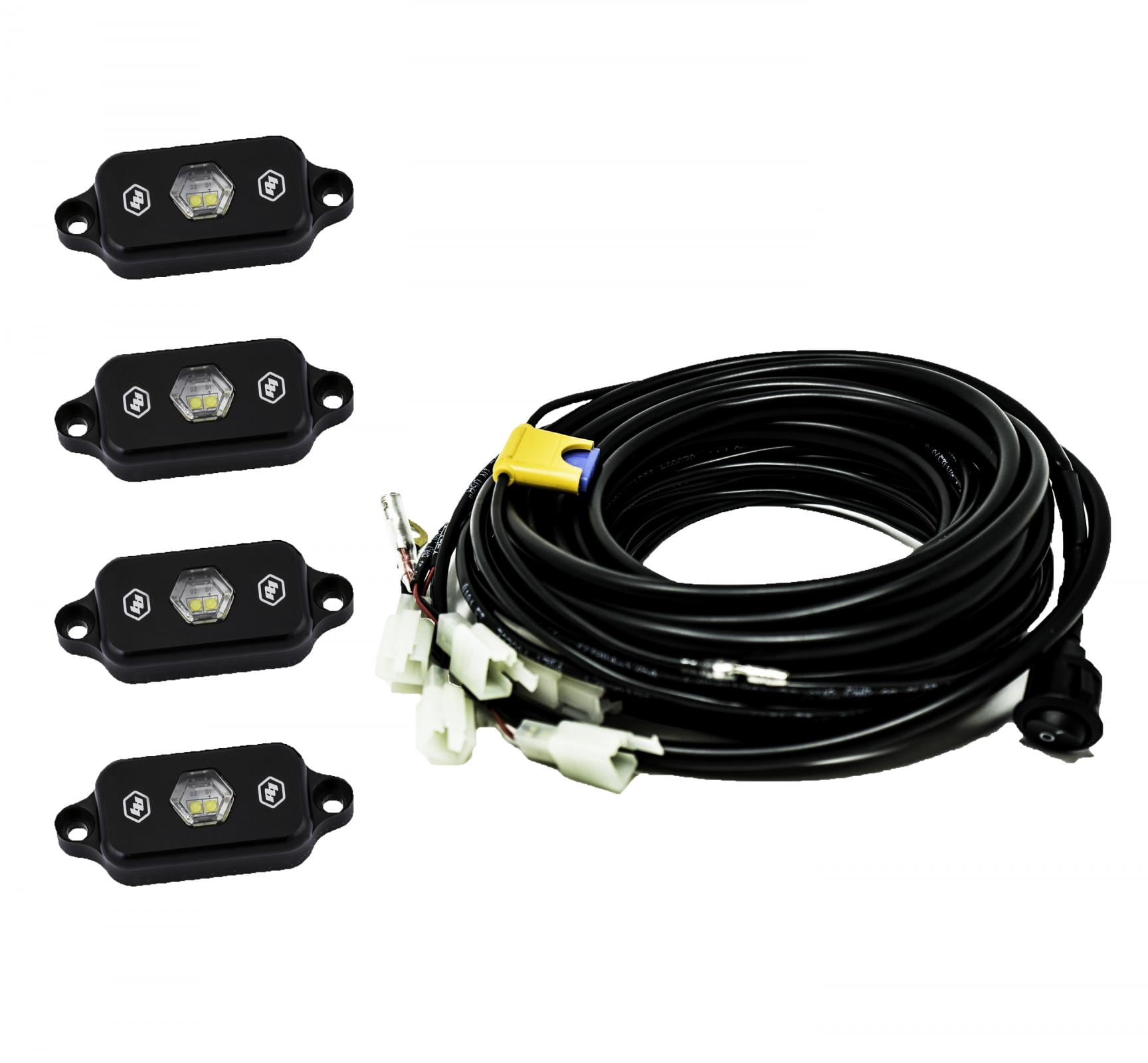 Baja Designs Universal White Rock Light Kit - 447059 Fits select: 2006-2021 FORD F150, 2007-2021 CHEVROLET SILVERADO