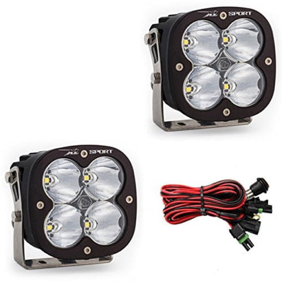 Baja Designs XL Sport Pair UTV LED Light High Speed Spot Pattern