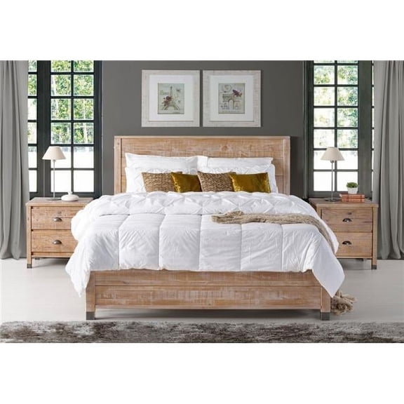 Baja Platform Bed Barnwood - King
