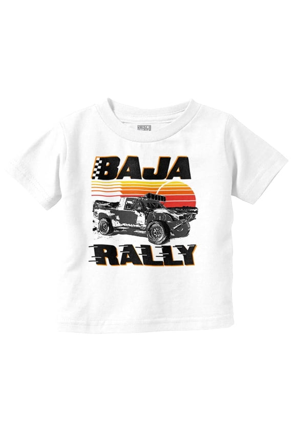 Baja Rally Off-Road Racing Truck Youth T Shirt Tee Boys Infant Toddler Brisco Brands 5T
