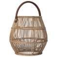 thumbnail image 1 of Kouboo Natural Rattan Christmas Pillar Candles Hurricane Lamp, 1 of 15
